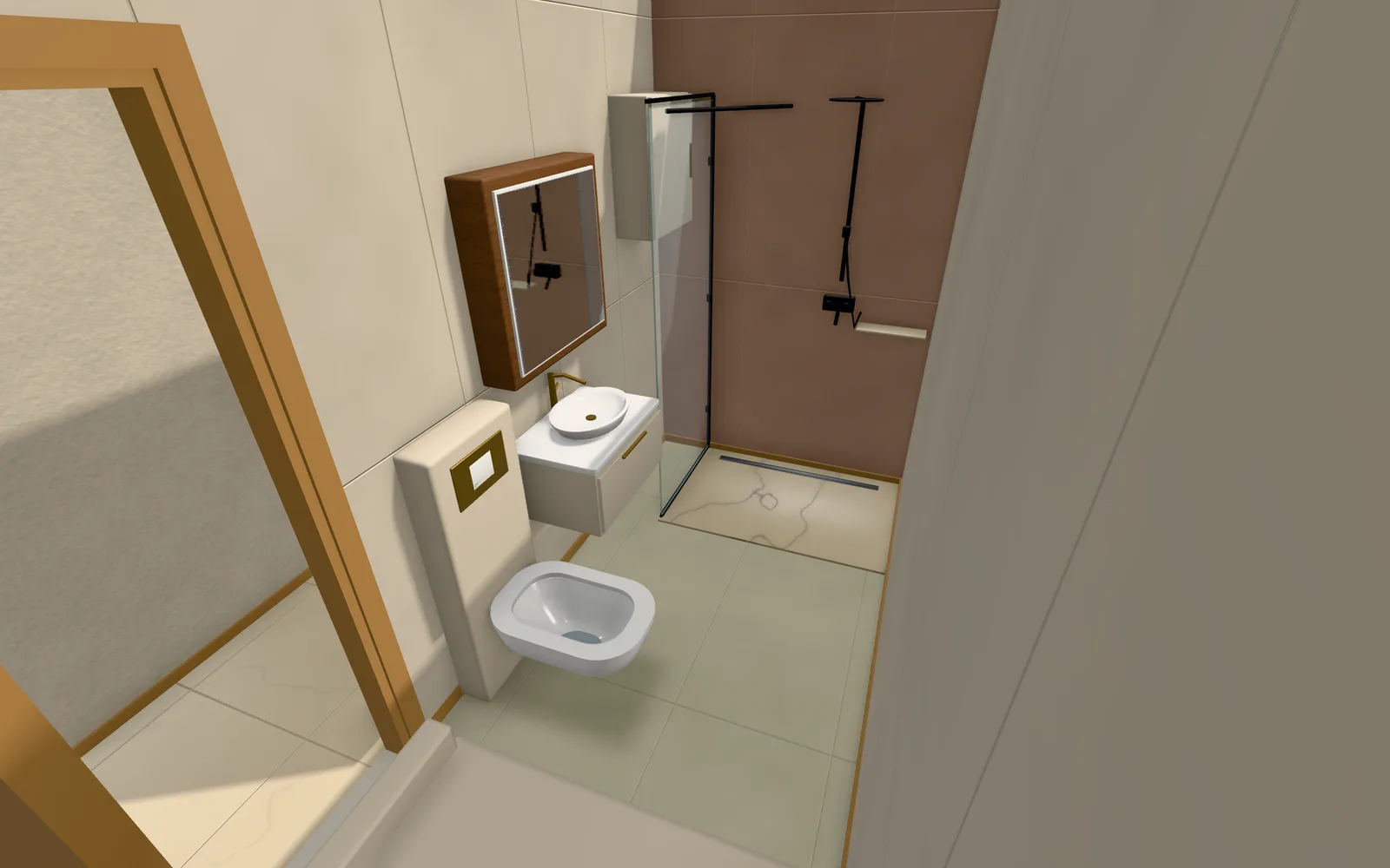 Avec douche